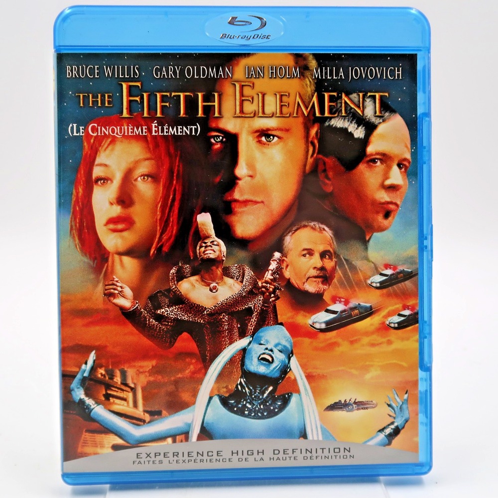 The Fifth Element Blu-ray 1997 Sony Pictures Sci-Fi Action Movie Bruce Willis